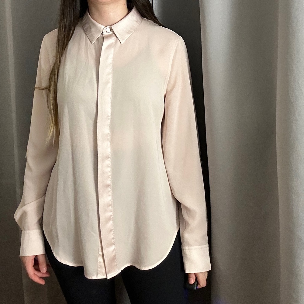DKNY Button Down Shirt Long Sleeve size S